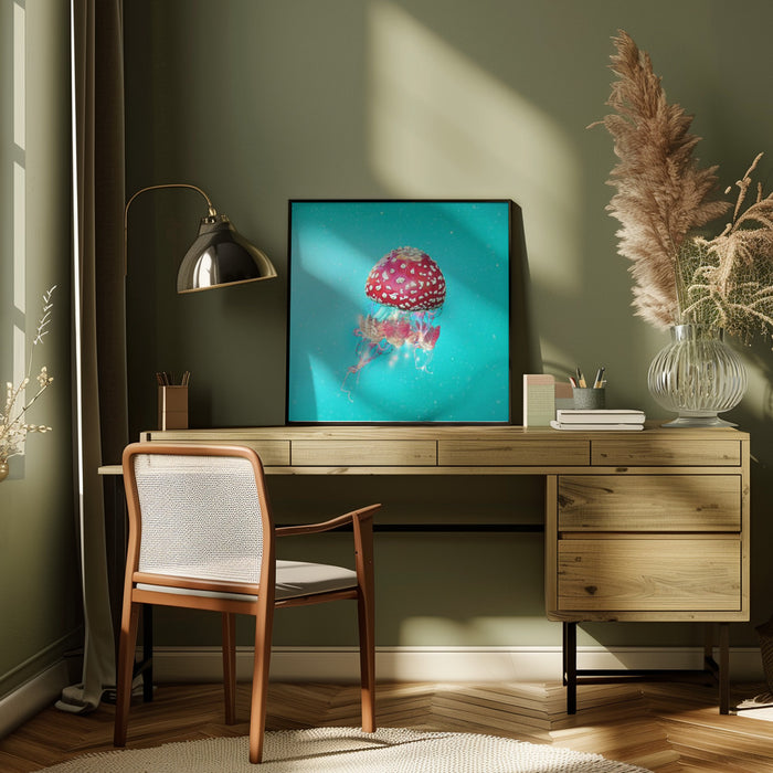 Hallucination by Artem Pozdniakov Square Canvas Print Art for Modern Home Decor. Decorate your office or living room with canvas artwork
