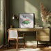 Dino Yaprak Sirtli Tatalos by Emel Tunaboylu Square Canvas Print Art for Modern Home Decor. Decorate your office or living room with canvas artwork