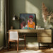 Frida a Casa Azul by Sylvie Demers Square Canvas Print Art for Modern Home Decor. Decorate your office or living room with canvas artwork