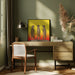 Meerkat Gang at Sunset by Carlo Kaminski Square Canvas Print Art for Modern Home Decor. Decorate your office or living room with canvas artwork