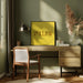 Yellow by Julia Ramiro Square Canvas Print Art for Modern Home Decor. Decorate your office or living room with canvas artwork