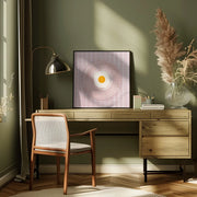 Egg Plate Ou0.1 by Julia Ramiro Square Canvas Print Art for Modern Home Decor. Decorate your office or living room with canvas artwork