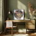 Morning Dream & Crown by Sue Skellern Square Canvas Print Art for Modern Home Decor. Decorate your office or living room with canvas artwork
