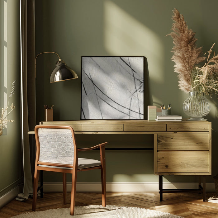 Scratched #1 by Alma Square Canvas Print Art for Modern Home Decor. Decorate your office or living room with canvas artwork