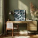 Mid Century Grid Pattern Four by Little Dean Square Canvas Print Art for Modern Home Decor. Decorate your office or living room with canvas artwork