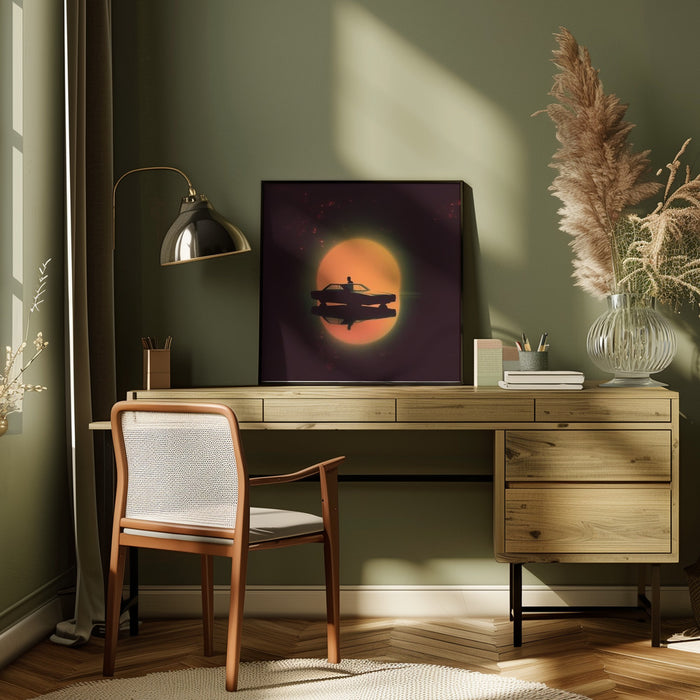 NightDrive by Samantha Hearn Square Canvas Print Art for Modern Home Decor. Decorate your office or living room with canvas artwork