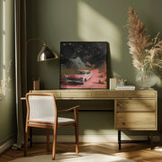 SpaceRide 6.0 by Samantha Hearn Square Canvas Print Art for Modern Home Decor. Decorate your office or living room with canvas artwork