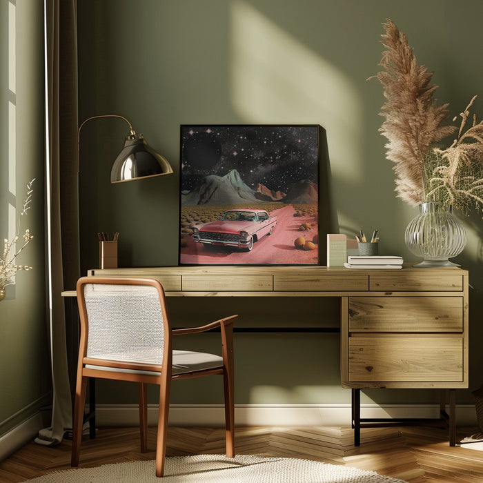 SpaceRide 6.0 by Samantha Hearn Square Canvas Print Art for Modern Home Decor. Decorate your office or living room with canvas artwork