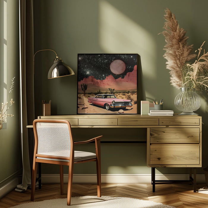 SpaceRide 8.0 by Samantha Hearn Square Canvas Print Art for Modern Home Decor. Decorate your office or living room with canvas artwork