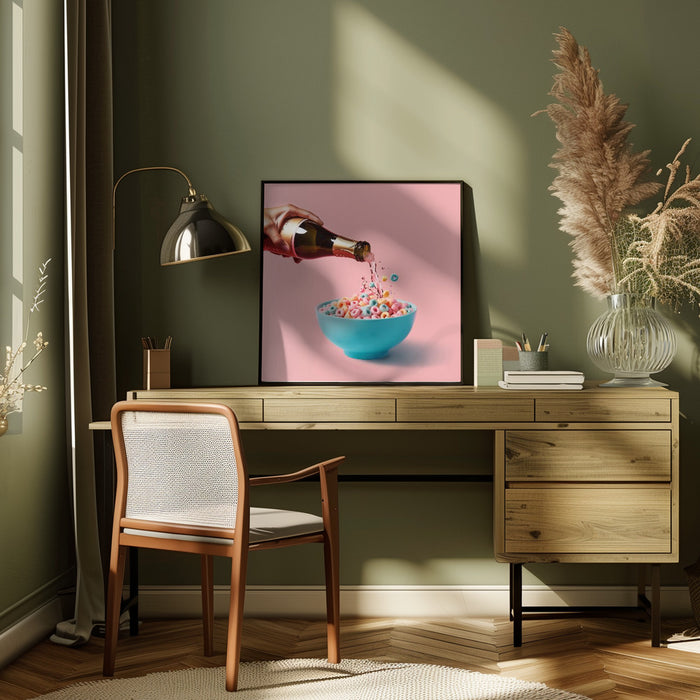Good Morning by Artem Pozdniakov Square Canvas Print Art for Modern Home Decor. Decorate your office or living room with canvas artwork