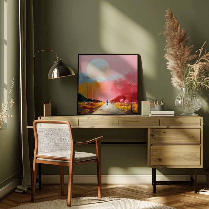 Second World 2 by Justyna Jaszke Square Canvas Print Art for Modern Home Decor. Decorate your office or living room with canvas artwork