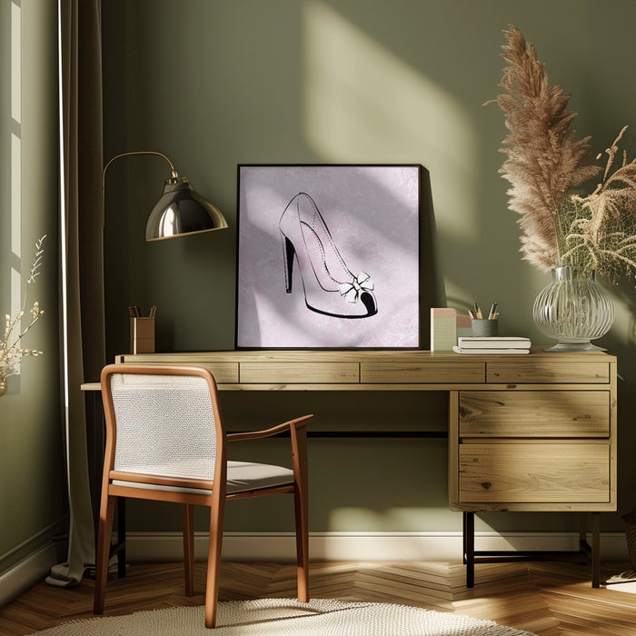 Cinderella by Martina Square Canvas Print Art for Modern Home Decor. Decorate your office or living room with canvas artwork