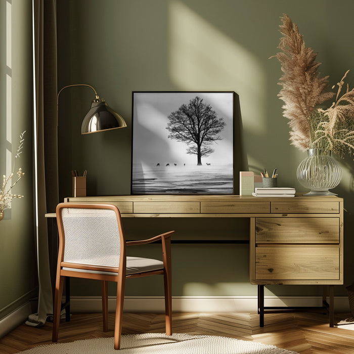 Roes Square Canvas Art  Silvija Danelsone 