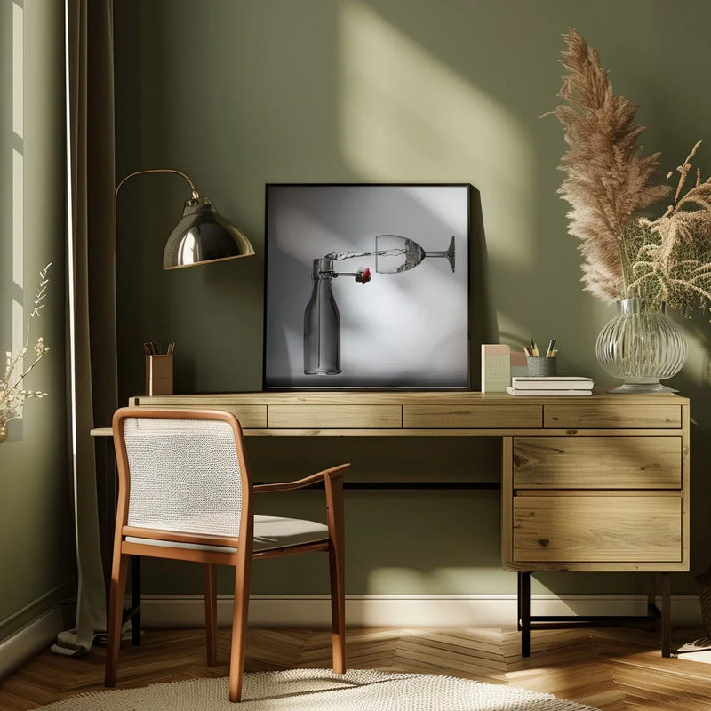 Pouring? Square Canvas Art  Wieteke de Kogel 