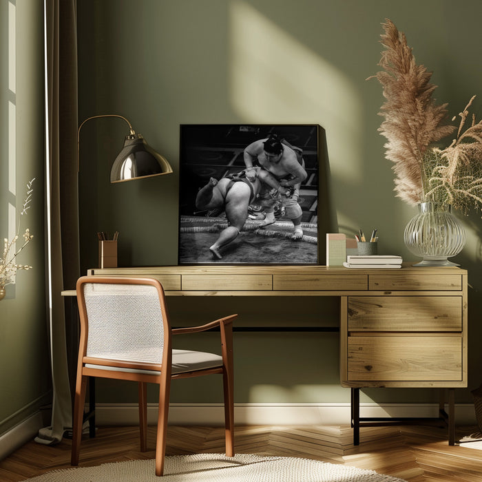 Push! by Gunarto Song Square Canvas Print Art for Modern Home Decor. Decorate your office or living room with canvas artwork
