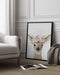 Floral Baby Deer Framed Art Lola Peacock | Home or Office Art