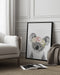 Floral Baby Koala Framed Art Lola Peacock | Home or Office Art
