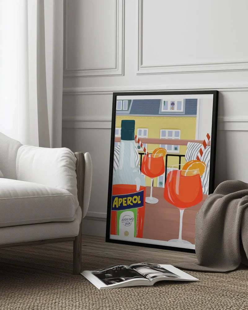 Balcony &quot;Hygge&quot; - ByKammille Framed Art | Home or Office Art