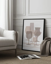 Layered Glass Harmony - Martina Framed Art | Home or Office Art