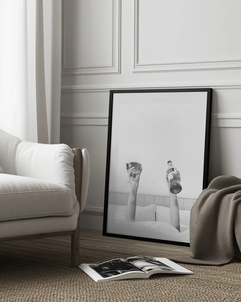 Aperol In Bed Grainy - Pictufy Studio III Framed Art | Home or Office Art