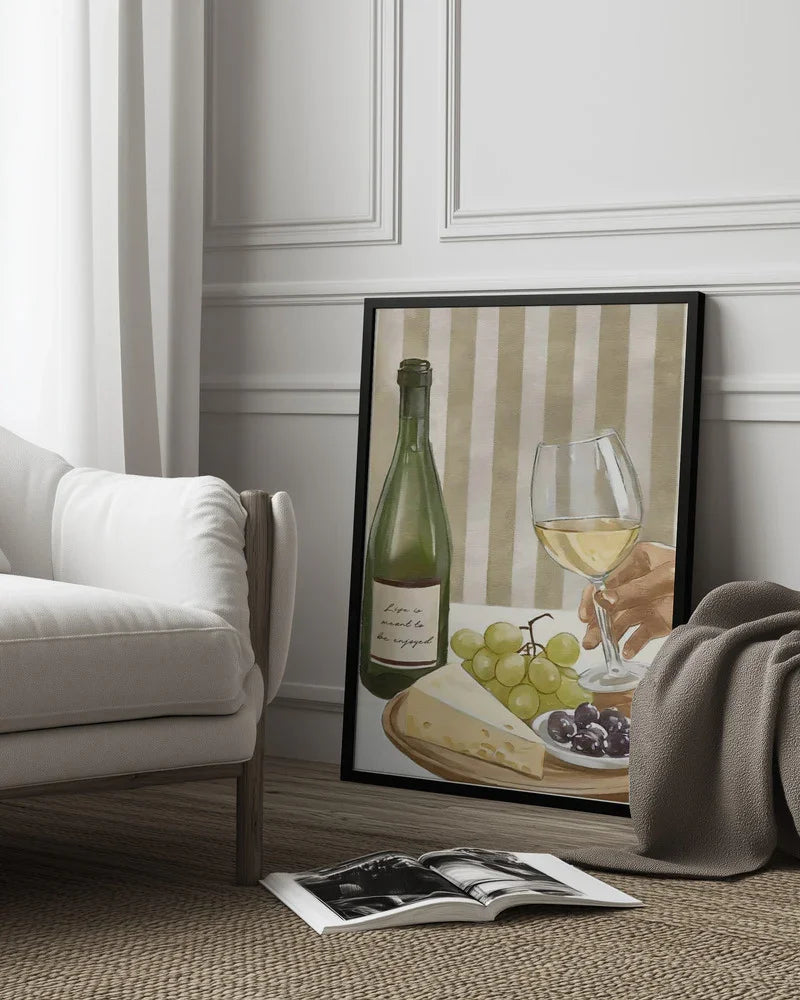 Life is meant to be enjoyed - Andreas Magnusson Framed Art | Home or Office Art
