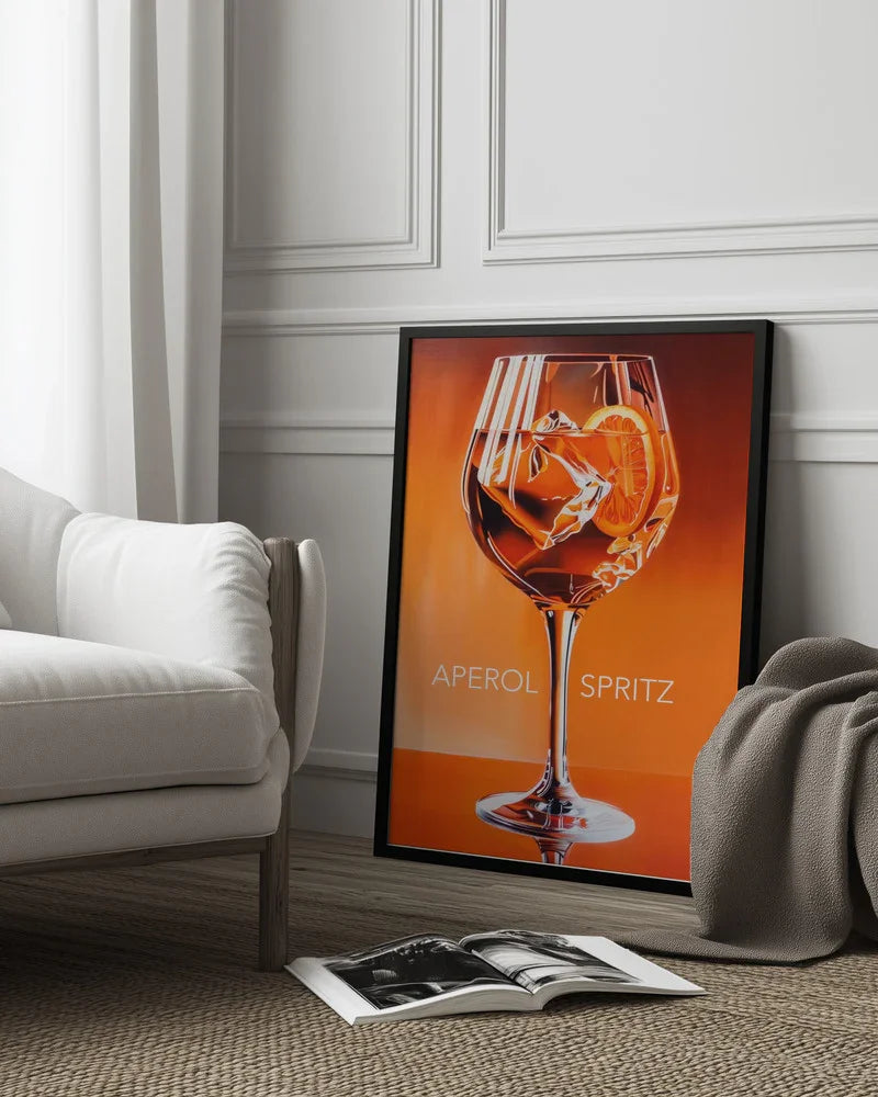 Aperol Spritz Orange - Andreas Magnusson Framed Art | Home or Office Art
