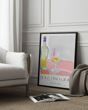 Sole, vino, gioia - Ohkimiko Framed Art | Home or Office Art