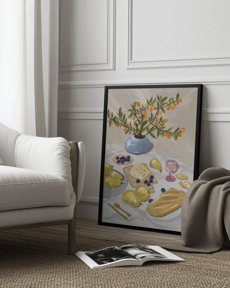 Gin and Tonic In the Afternoon Sun Illustration - Dirkie Nell Framed Art | Home or Office Art