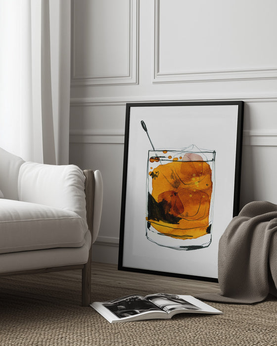 Whisky - Ekaterina Koroleva Framed Art | Home or Office Art