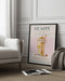 Greek Frappe Delight - Nazma Khokhar Framed Art | Home or Office Art