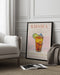 Refreshing Glass of Iced Tea - Nazma Khokhar Framed Art | Home or Office Art