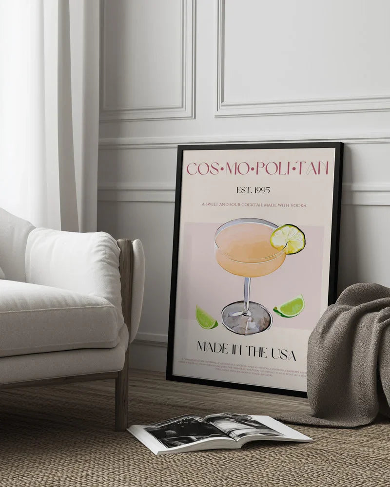 Cosmopolitan Essence - Nazma Khokhar Framed Art | Home or Office Art