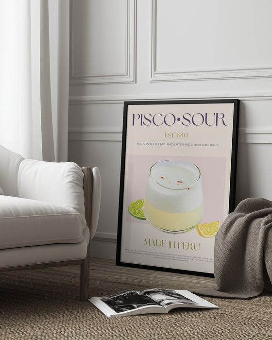 Pisco Delight - Nazma Khokhar Framed Art | Home or Office Art