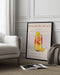 Tropical Sunset Sip - Nazma Khokhar Framed Art | Home or Office Art