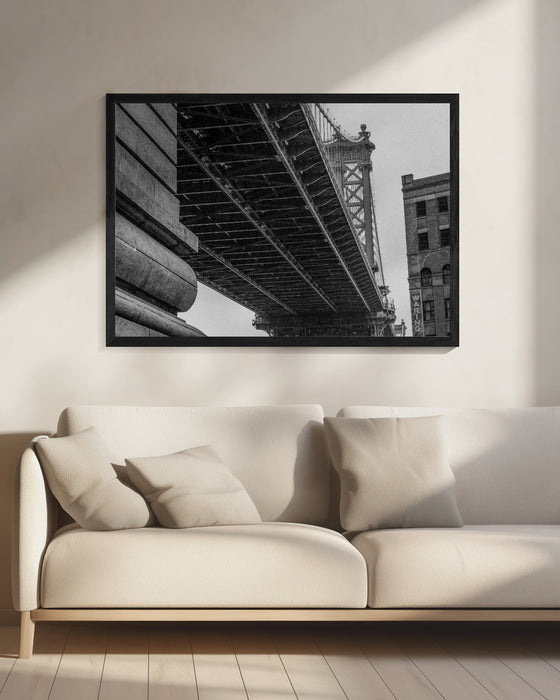 Manhattan Bridge Framed Art Brooklyn New York Framed Art Rikard Ekstrand | Home or Office Art