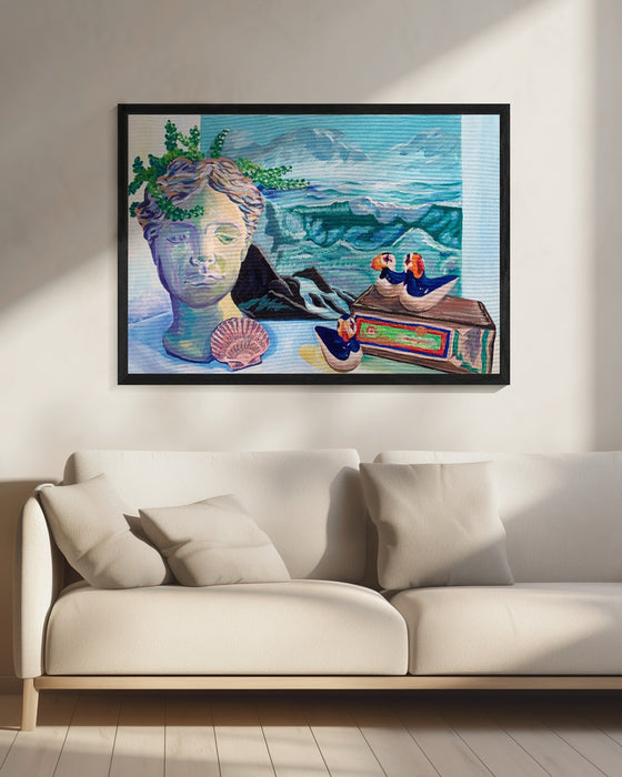 Coastal Still Life - Pauline Wegman | Key and Sea Creative Framed Art | Home or Office Art