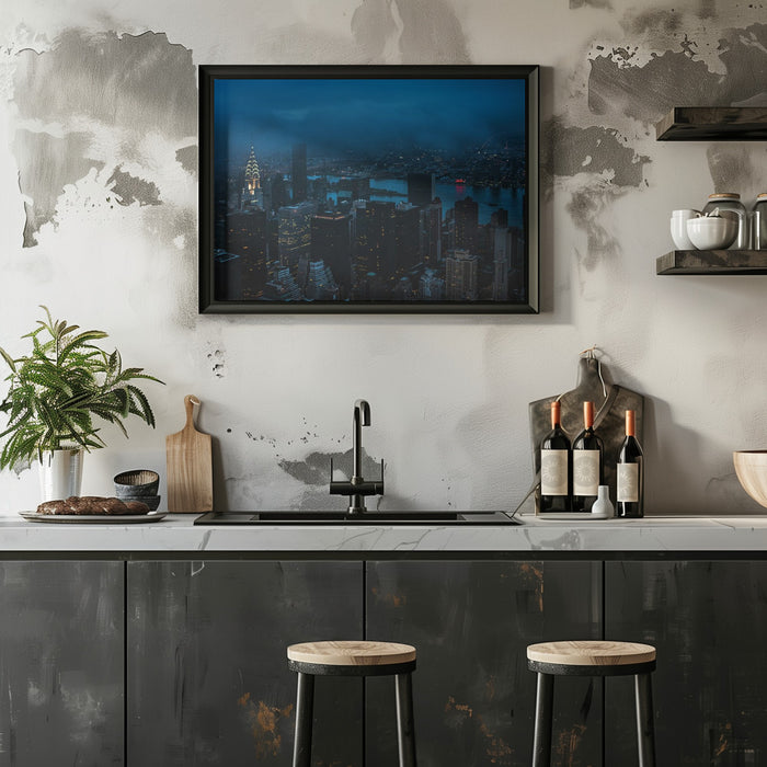 rainy day in the city - Pavol Stranak Framed Art | Home or Office Art