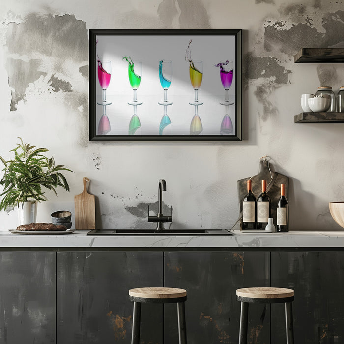 Splashes - Petri Damstén Framed Art | Home or Office Art