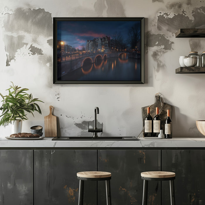 Keizersgracht - Juan Pablo de Miguel Framed Art | Home or Office Art