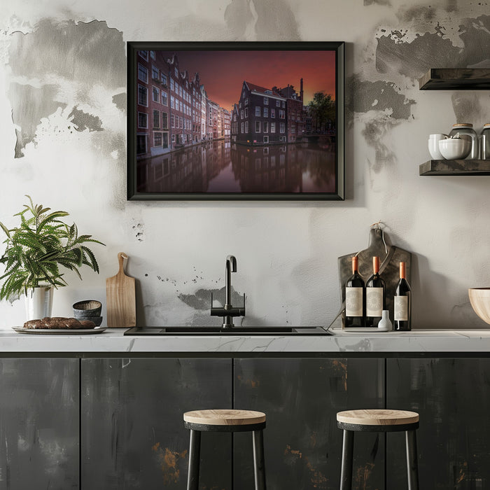 Amsterdam Dawn - Merakiphotographer Framed Art | Home or Office Art