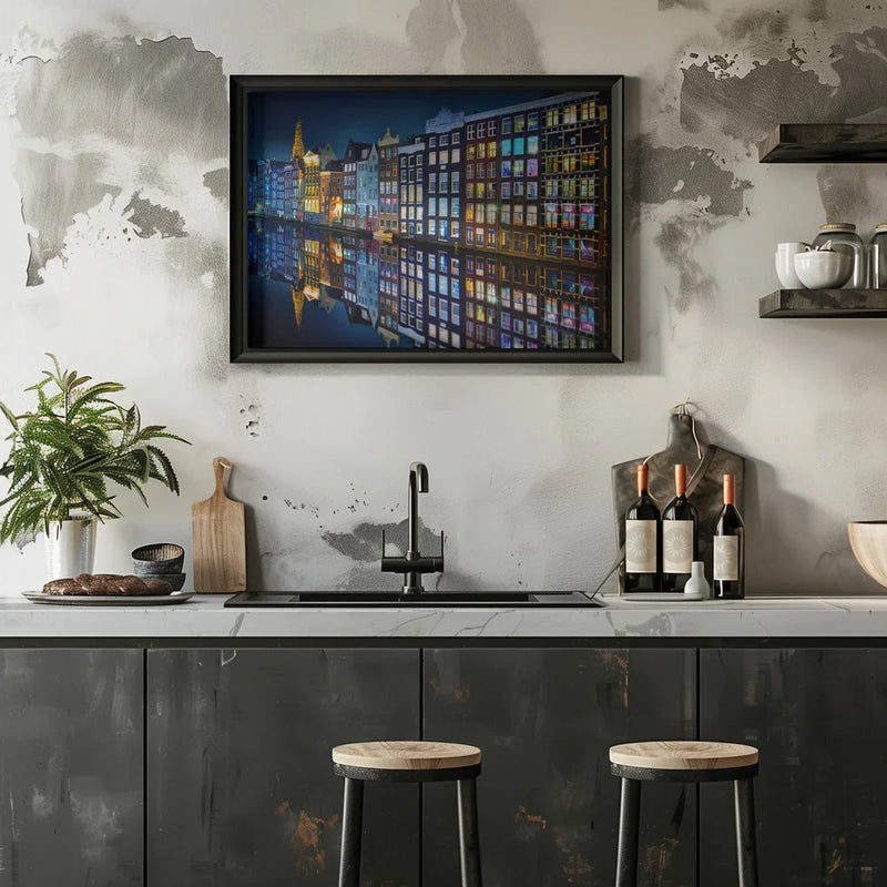 Amsterdam mirror. Framed Art Juan Pablo de Miguel | Home or Office Art