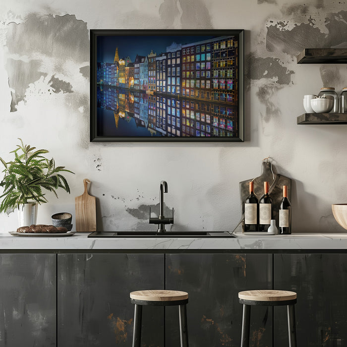 Amsterdam mirror. Framed Art Juan Pablo de Miguel | Home or Office Art