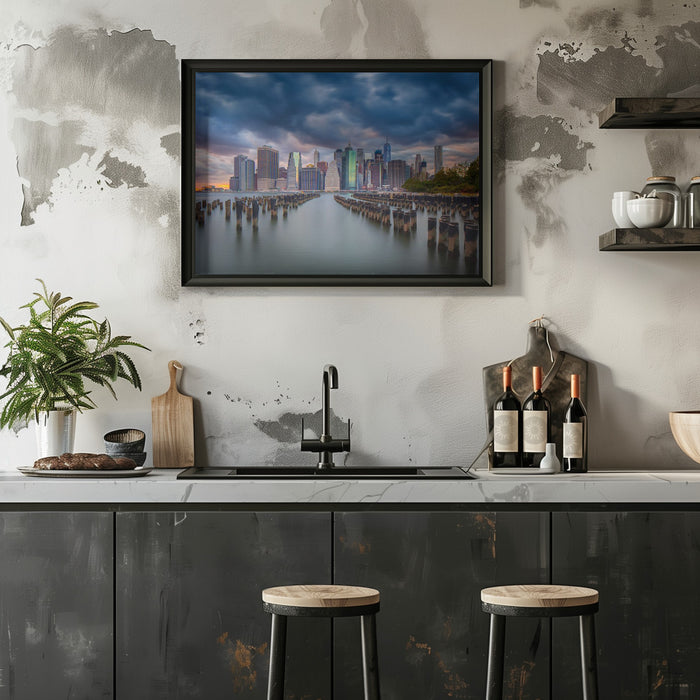 Manhattan Framed Art Michael Zheng | Home or Office Art