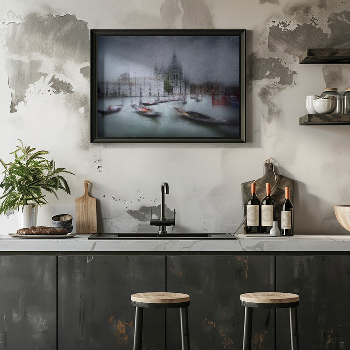 It was raining in Venice Framed Art Fran Osuna | Home or Office Art