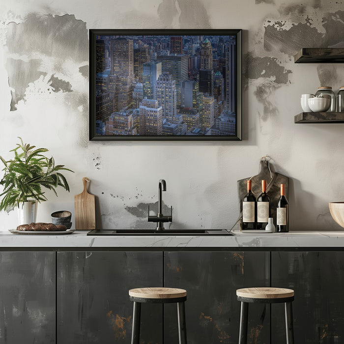 the city that never sleeps Framed Art Linda Wride | Home or Office Art