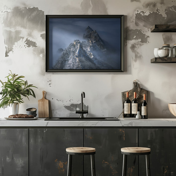 The Great Wall on the cloud Framed Art Yuan Cui | Home or Office Art