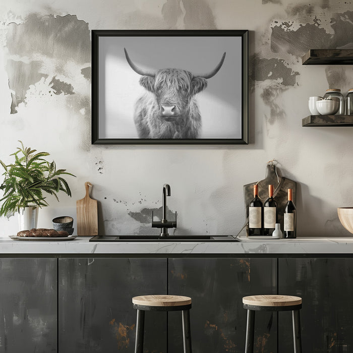 Highland Bull Framed Art Kathrin Pienaar | Home or Office Art