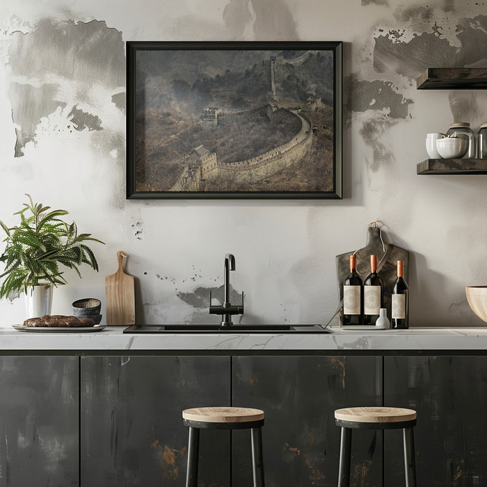 Early Spring in Mutianyu - C.S. Tjandra Framed Art | Home or Office Art