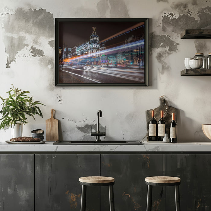 Madrid Traffic - Javier de la Torre Framed Art | Home or Office Art