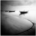 Calm Lake Boats by Marco Faria Square Canvas Print Art for Modern Home Decor. Decorate your office or living room with canvas artwork